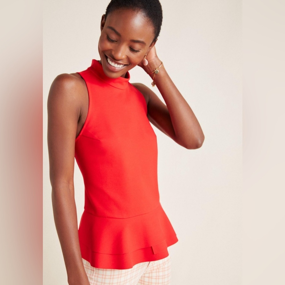 Anthropologie Cressida Mock Neck Tank